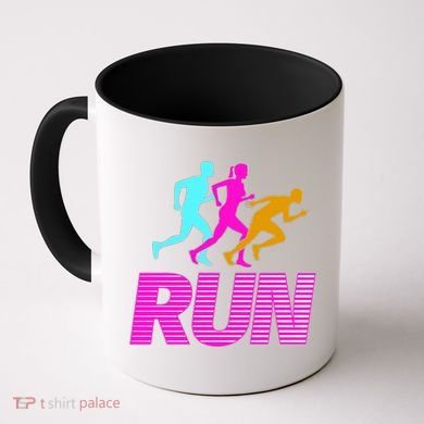 Runners Silhouette Coffee Mug