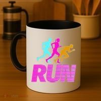 Runners Silhouette Coffee Mug thumb 4