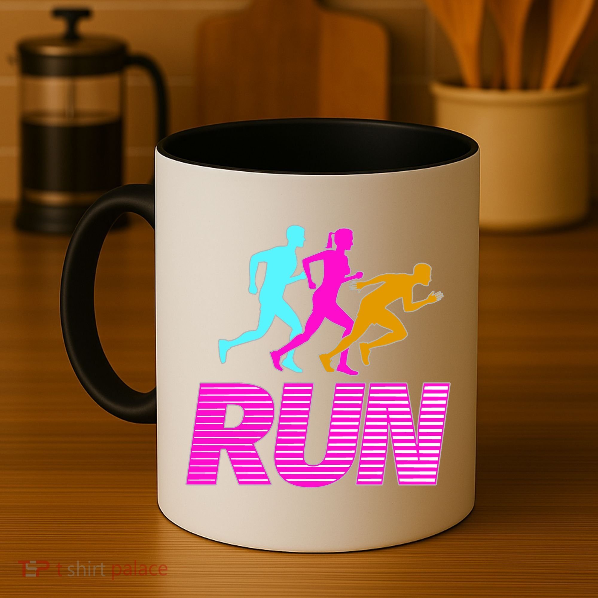 Runners Silhouette Coffee Mug