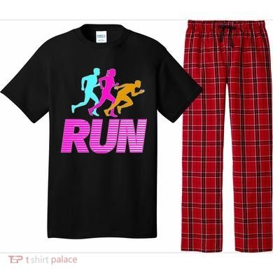 Runners Silhouette Pajama Set