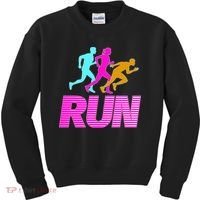 Runners Silhouette Kids Sweatshirt thumb 0