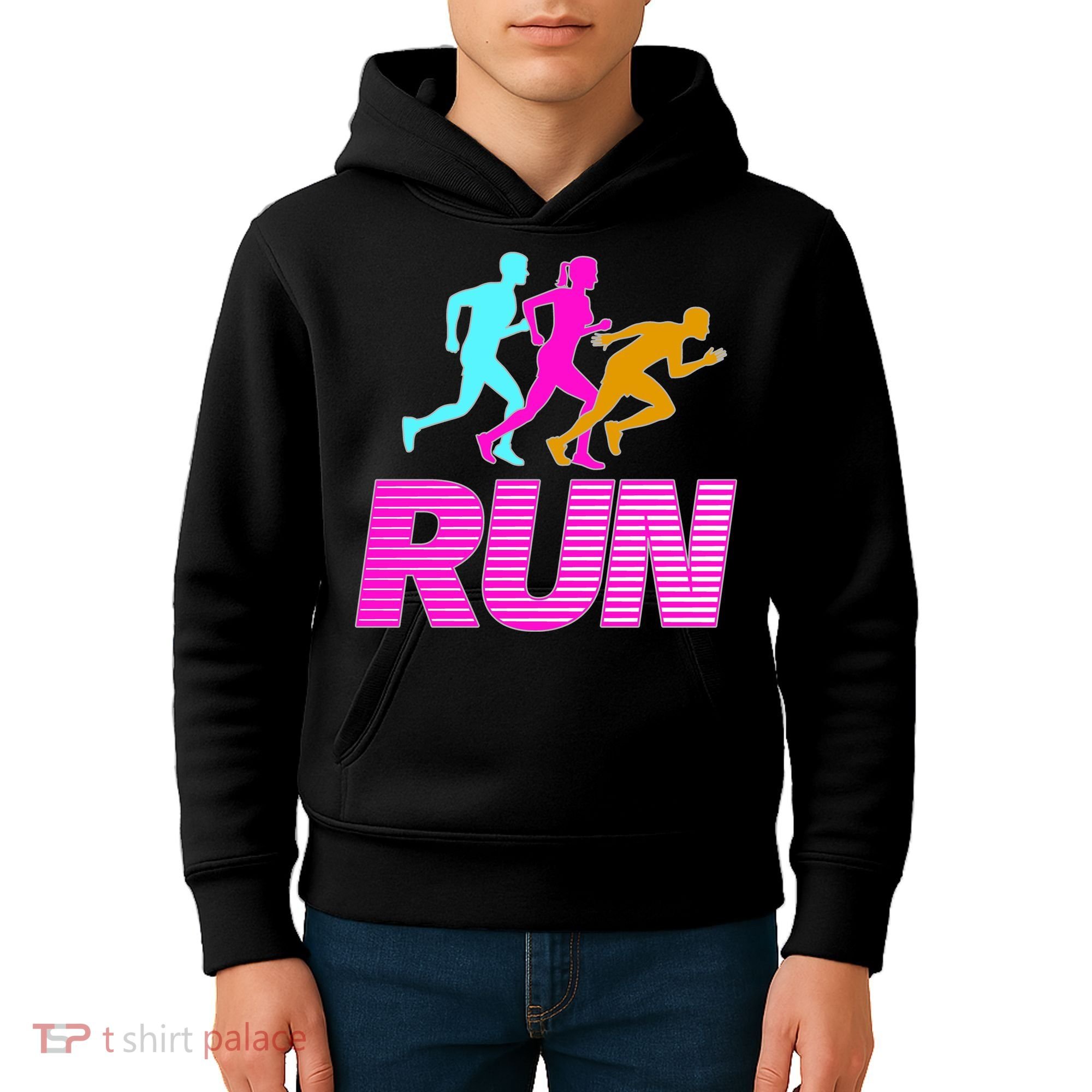 Runners Silhouette Kids Hoodie