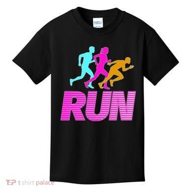 Runners Silhouette Kids T-Shirt
