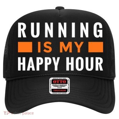 Running Is My Happy Hour Hat