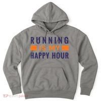 Running Is My Happy Hour Hoodie thumb 0