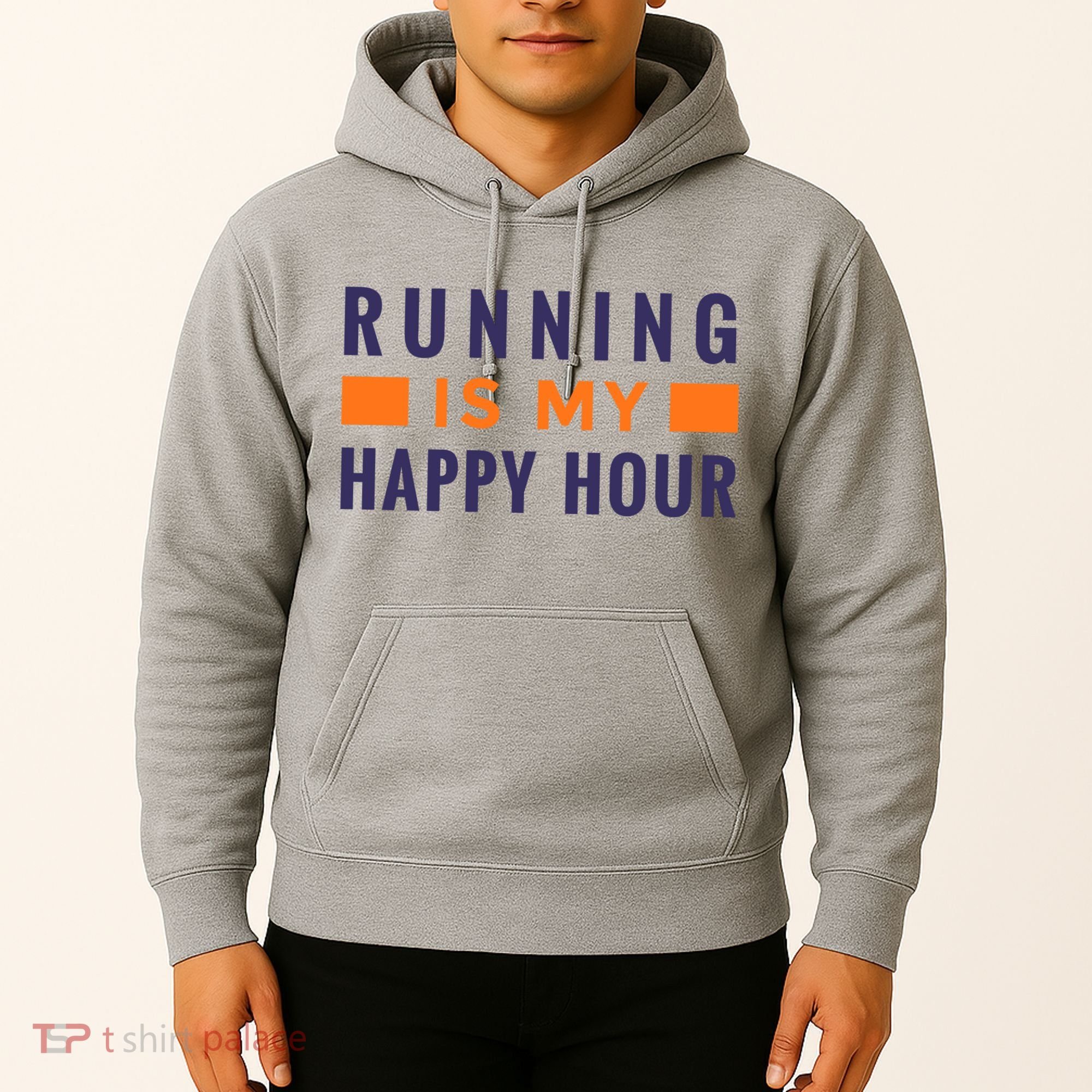 Running Is My Happy Hour Hoodie