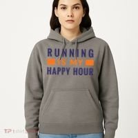 Running Is My Happy Hour Hoodie thumb 5