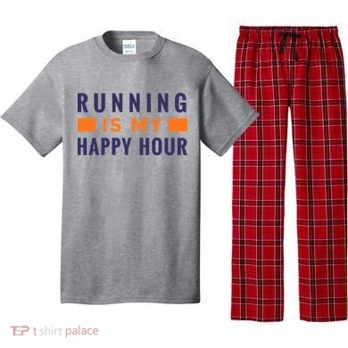 Running Is My Happy Hour Pajama Set