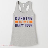 Running Is My Happy Hour Women's Tank Top thumb 0