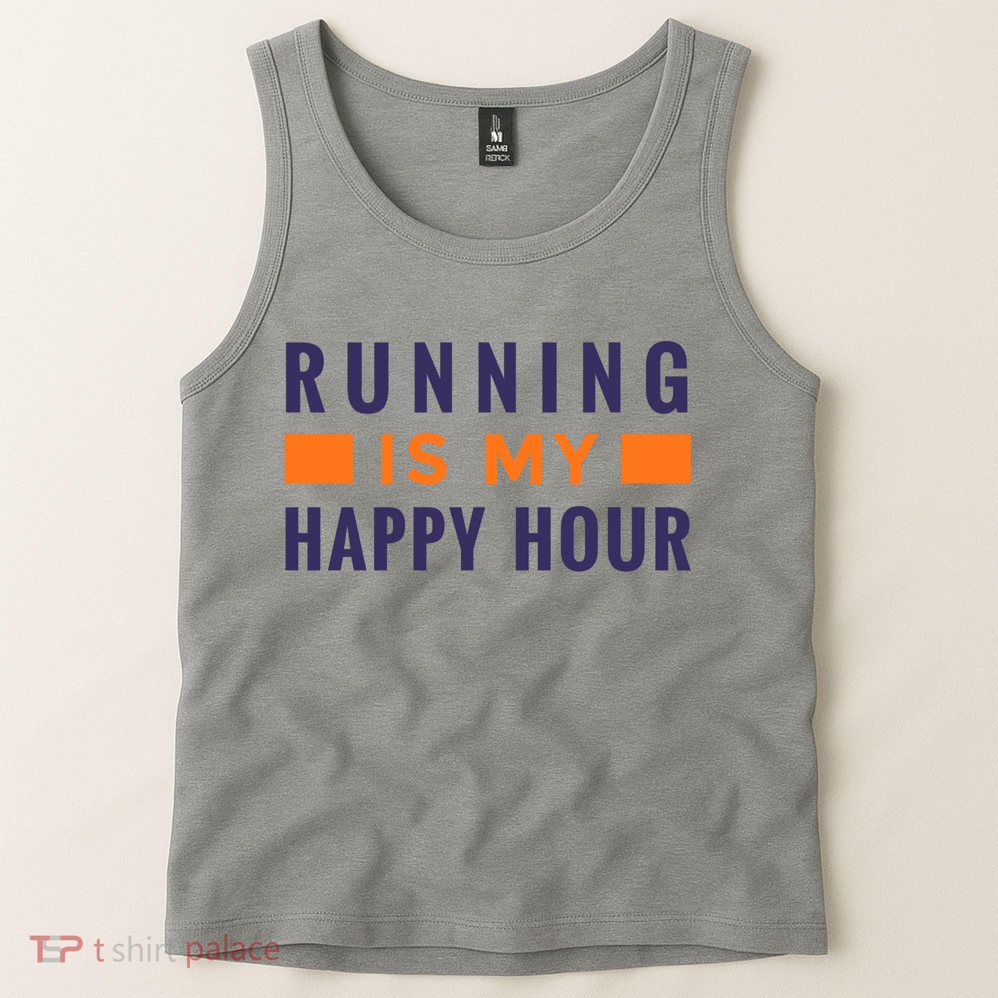 Running Is My Happy Hour Tank Top