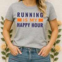 Running Is My Happy Hour Women's T-Shirt thumb 2