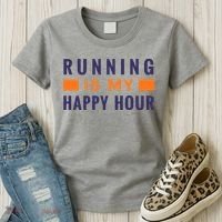 Running Is My Happy Hour Women's T-Shirt thumb 3