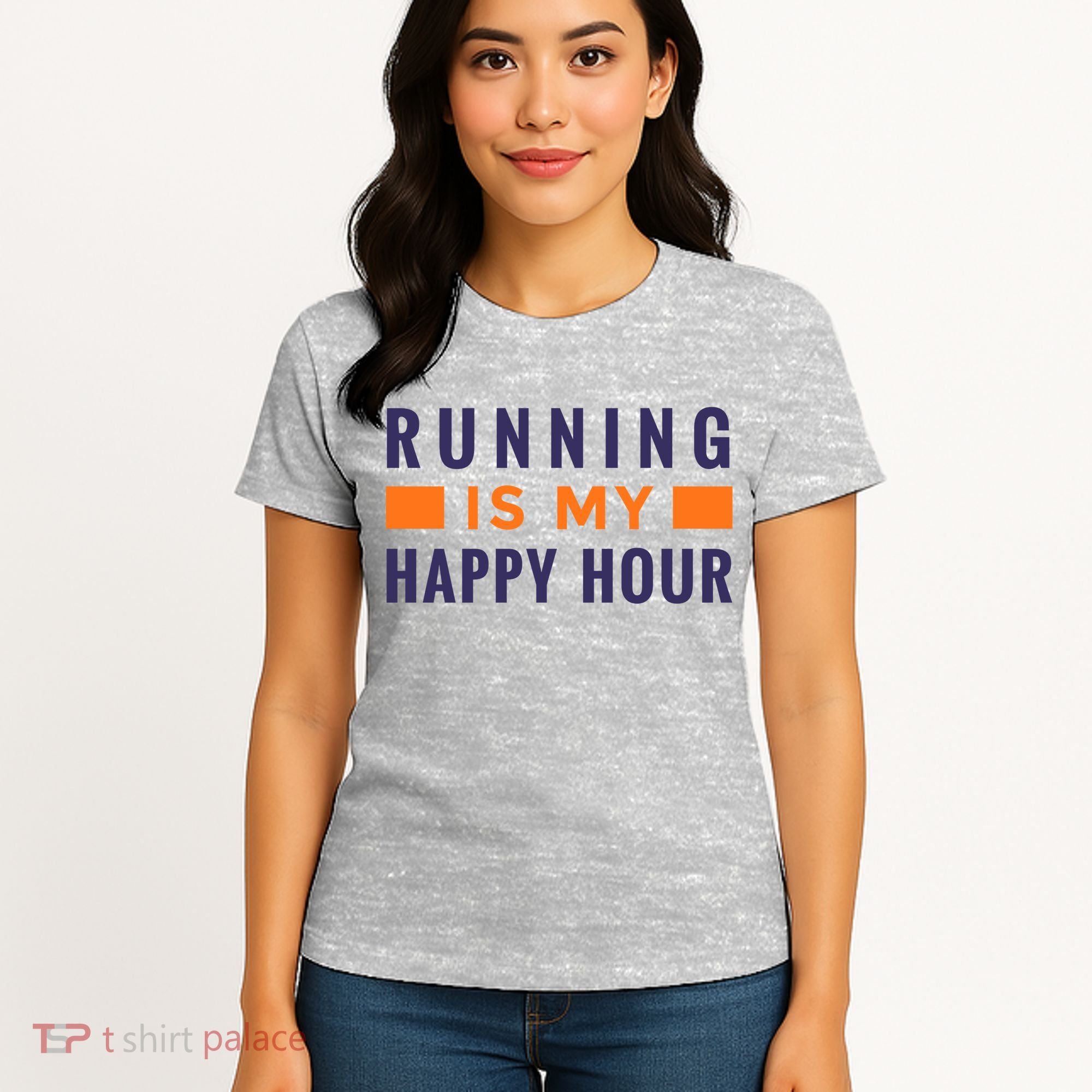 Running Is My Happy Hour Women's T-Shirt