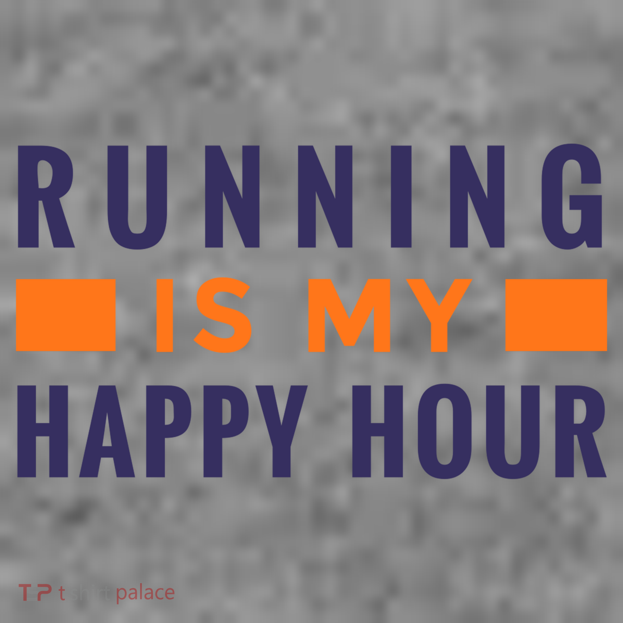 Running Is My Happy Hour Kids Hoodie