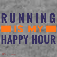 Running Is My Happy Hour Kids T-Shirt thumb 4