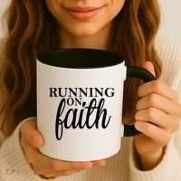 Running On Faith Coffee Mug thumb 3