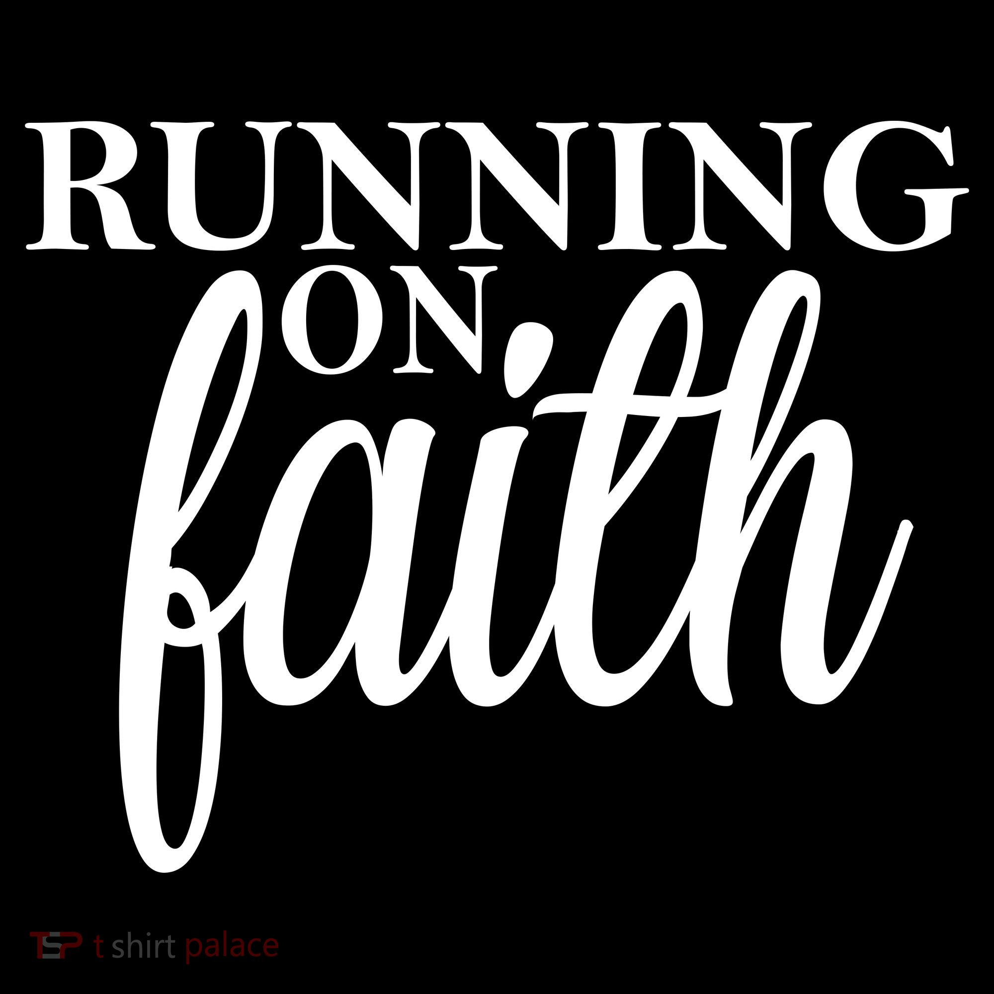 Running On Faith Women's Tank Top