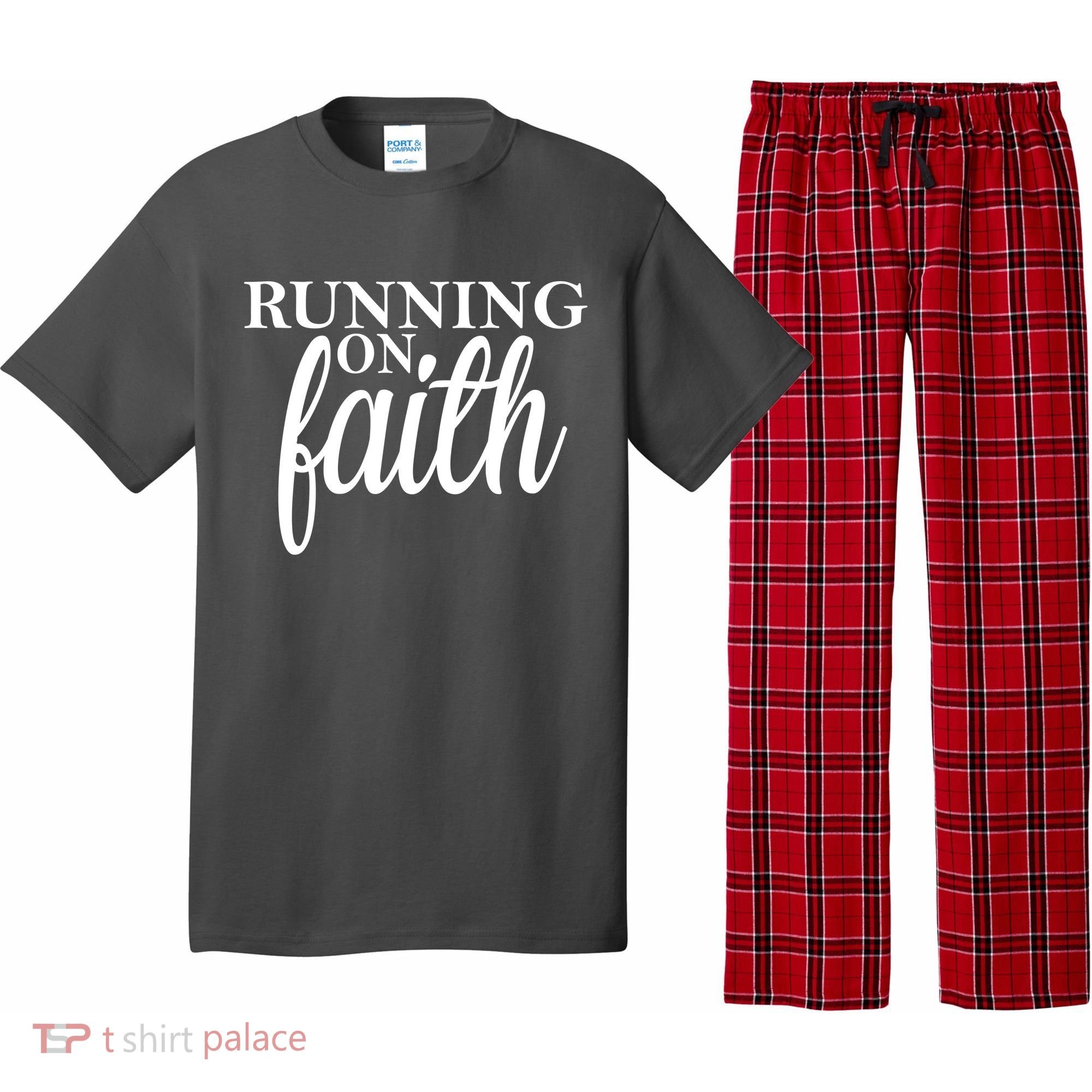 Running On Faith Pajama Set