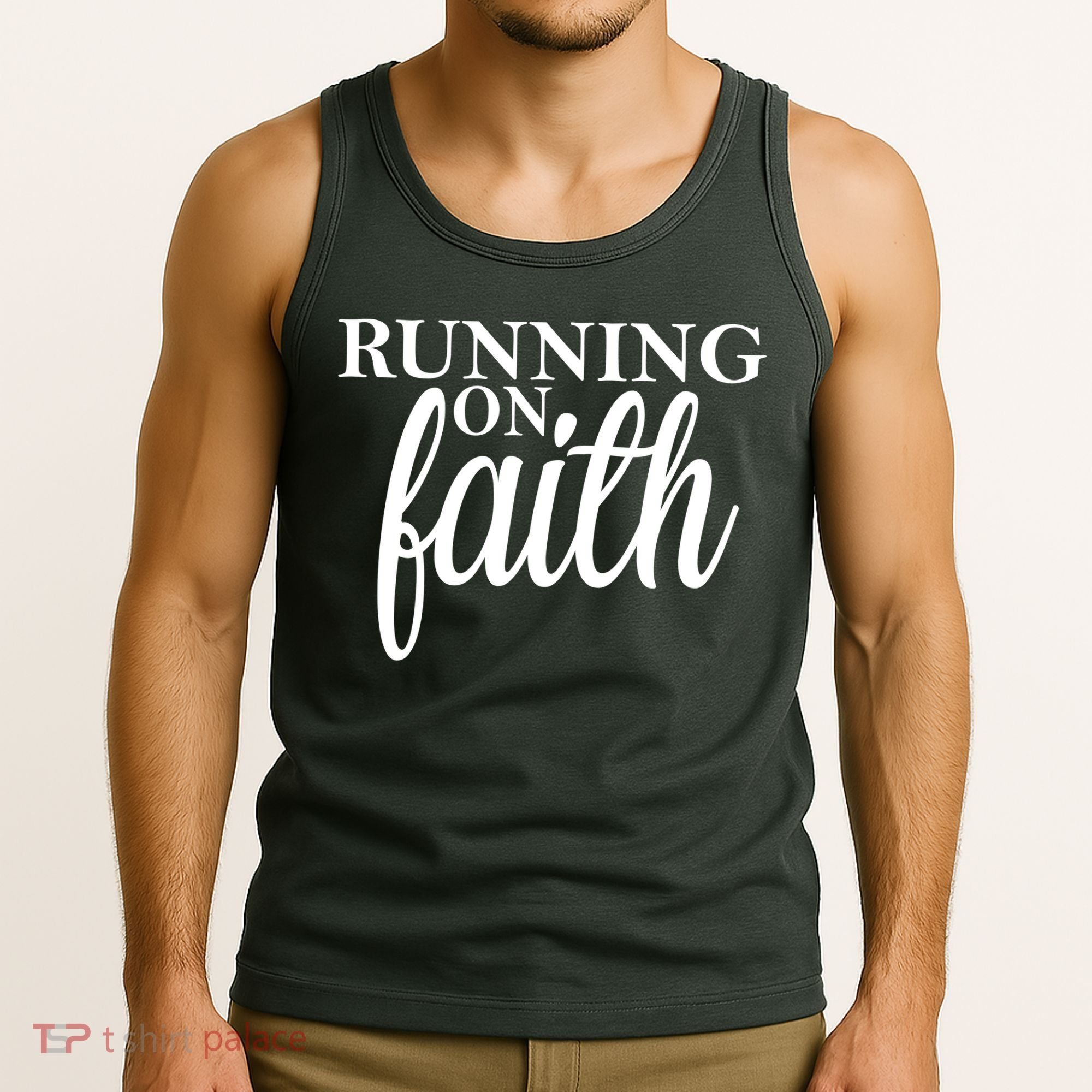 Running On Faith Tank Top