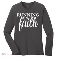 Running On Faith Women's Long Sleeve Shirt thumb 0