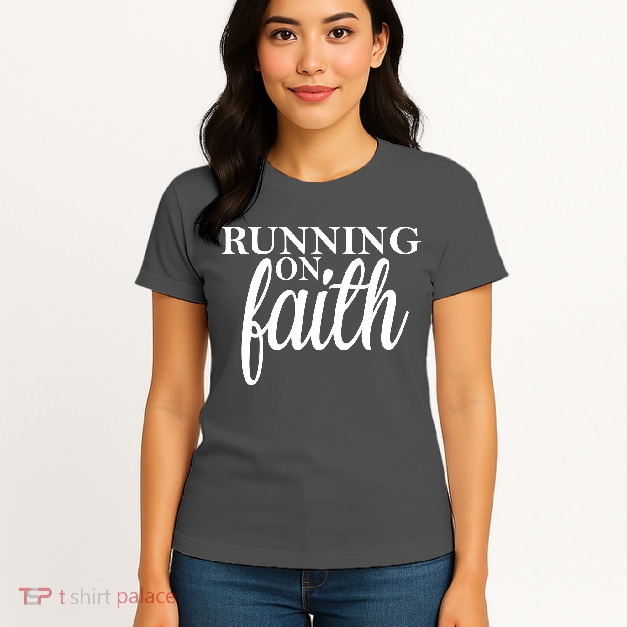 Running On Faith Women's T-Shirt
