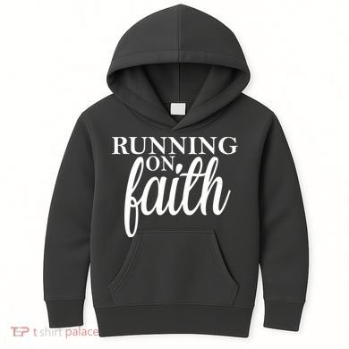 Running On Faith Kids Hoodie