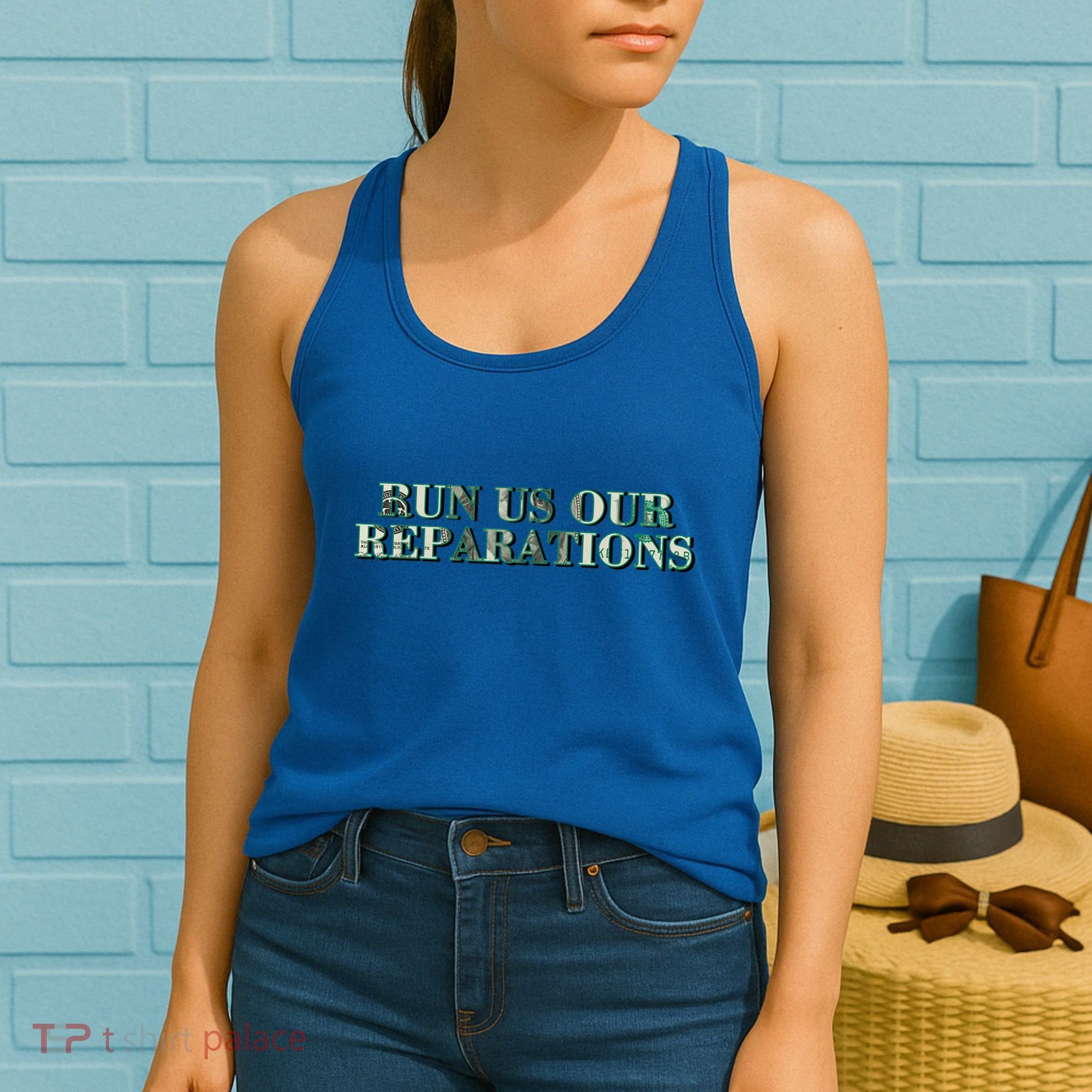 Run Us Our Reparations Women's Tank Top