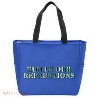 Run Us Our Reparations Tote Bag thumb 0