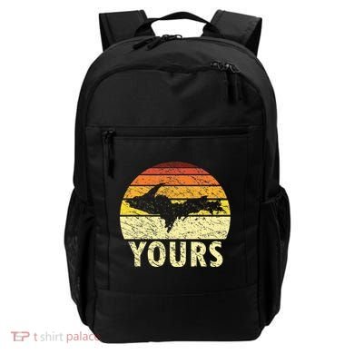 Retro Upper Peninsula UP Yours Yooper Pride Michigan Roots Backpack