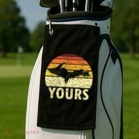 Retro Upper Peninsula UP Yours Yooper Pride Michigan Roots Golf Towel thumb 2