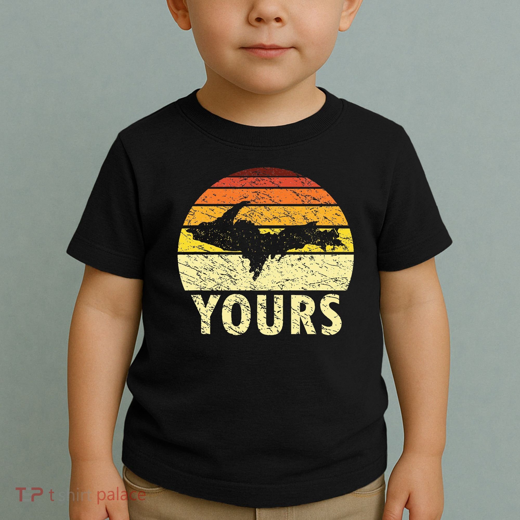 Retro Upper Peninsula UP Yours Yooper Pride Michigan Roots Toddler T-Shirt