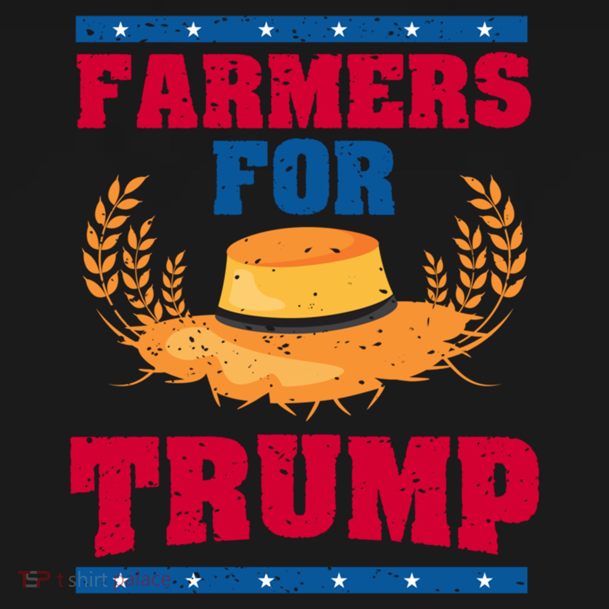 Republican Usa Pride Patriot Farmers For Trump Gift Ornament
