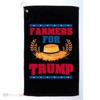 Republican Usa Pride Patriot Farmers For Trump Gift Golf Towel thumb 0