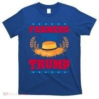 Republican Usa Pride Patriot Farmers For Trump Gift T-Shirt thumb 0
