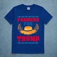 Republican Usa Pride Patriot Farmers For Trump Gift T-Shirt thumb 5
