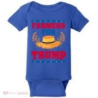 Republican Usa Pride Patriot Farmers For Trump Gift Baby Bodysuit thumb 0