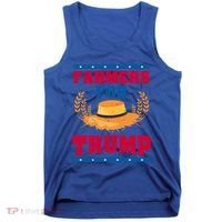 Republican Usa Pride Patriot Farmers For Trump Gift Tank Top thumb 0