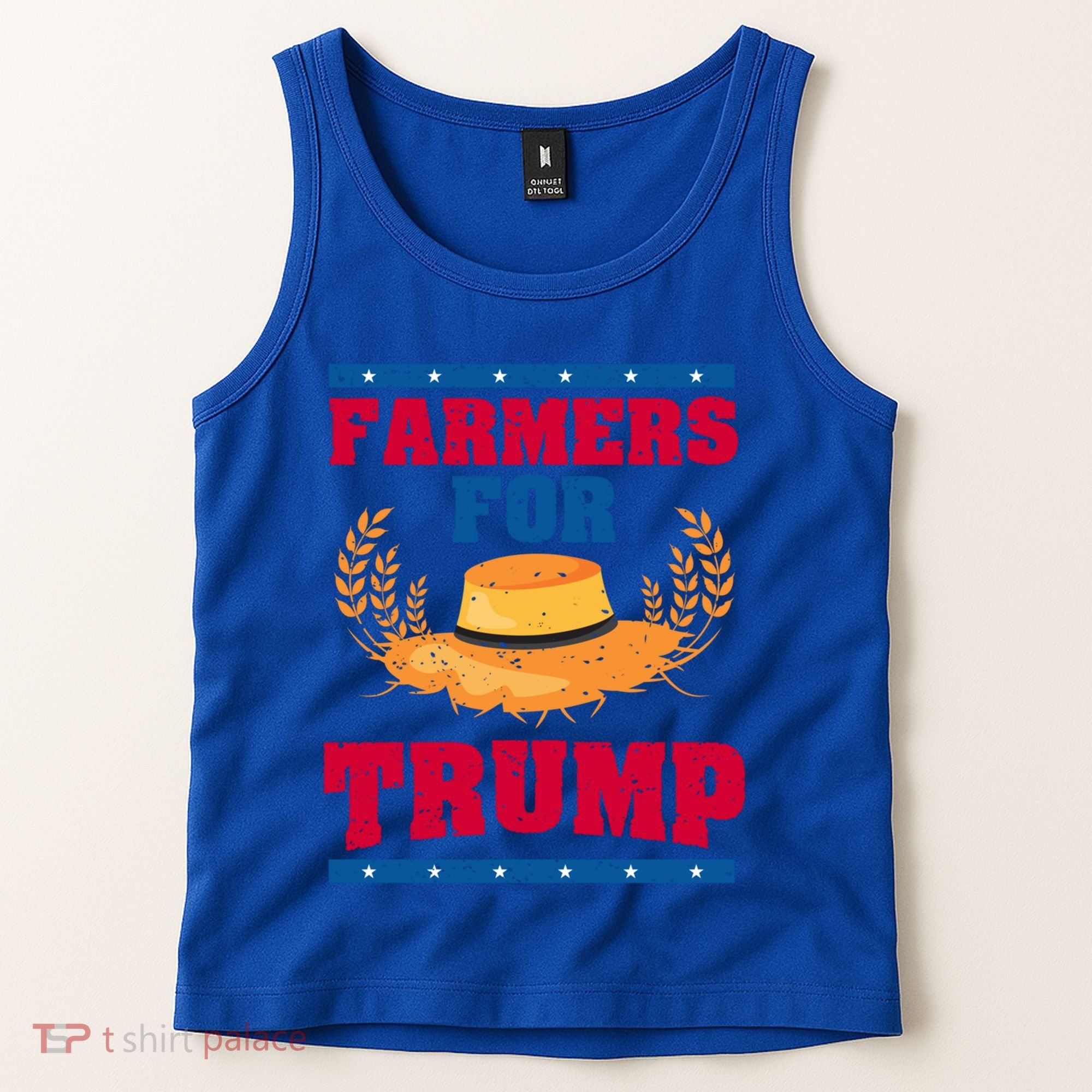 Republican Usa Pride Patriot Farmers For Trump Gift Tank Top