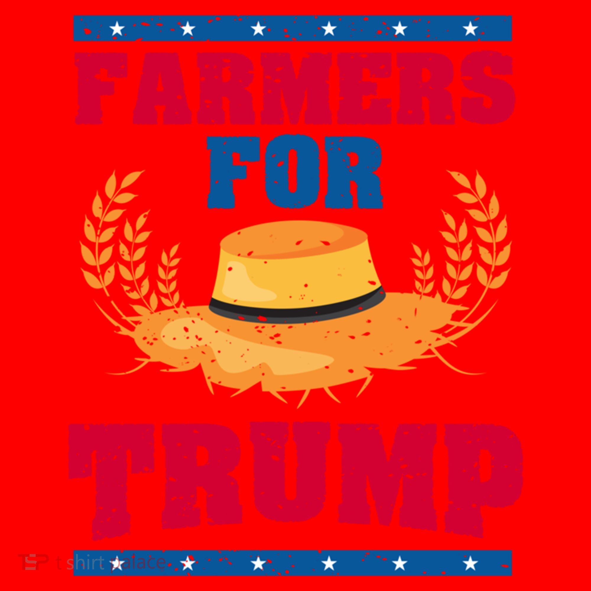 Republican Usa Pride Patriot Farmers For Trump Gift Santa Hat