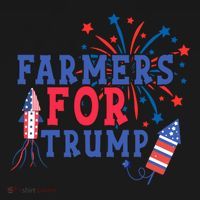 Republican Usa Pride Patriot Farmers For Trump Funny Gift Women's Hoodie thumb 2