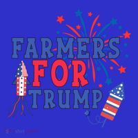 Republican Usa Pride Patriot Farmers For Trump Funny Gift T-Shirt thumb 7
