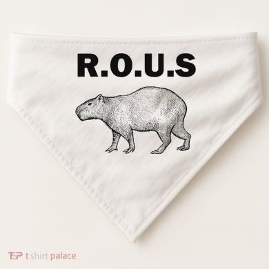 Rous Unusual Rodent Capybara USA-Made Doggie Bandana