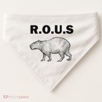 Rous Unusual Rodent Capybara USA-Made Doggie Bandana thumb 0