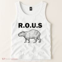 Rous Unusual Rodent Capybara Tank Top thumb 2