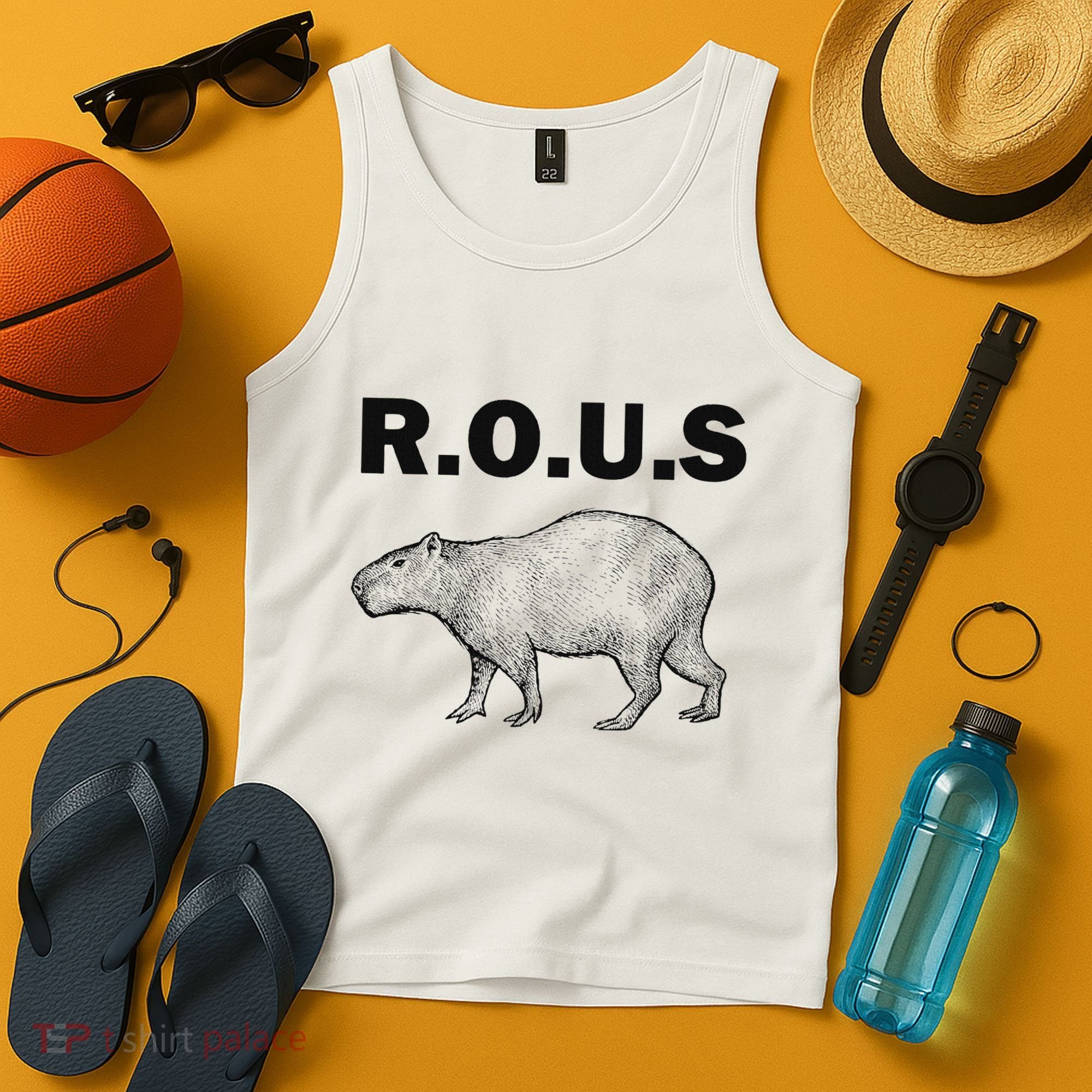 Rous Unusual Rodent Capybara Tank Top