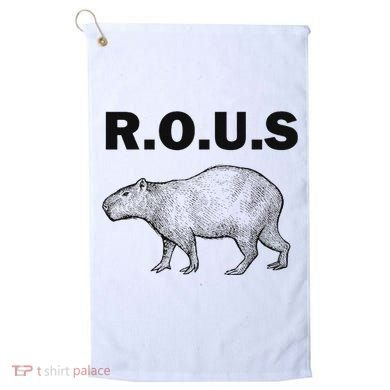 Rous Unusual Rodent Capybara Golf Towel