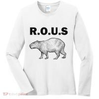 Rous Unusual Rodent Capybara Women's Long Sleeve Shirt thumb 0