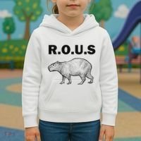Rous Unusual Rodent Capybara Kids Hoodie thumb 3
