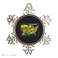 Retro United States Of America Map Ornament thumb 0