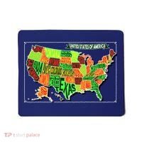 Retro United States Of America Map Mousepad thumb 0